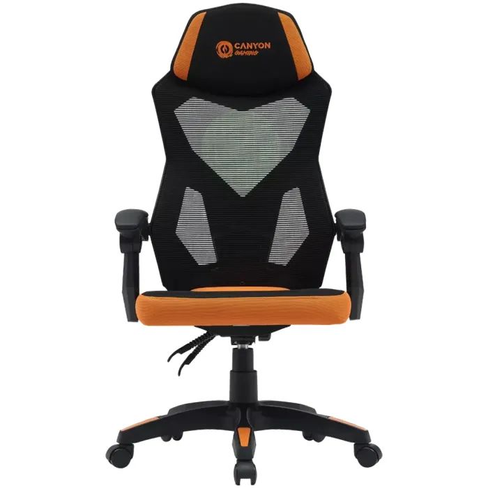 Кресло игровое Canyon Wave MCH02 Mesh Black/Orange Фото