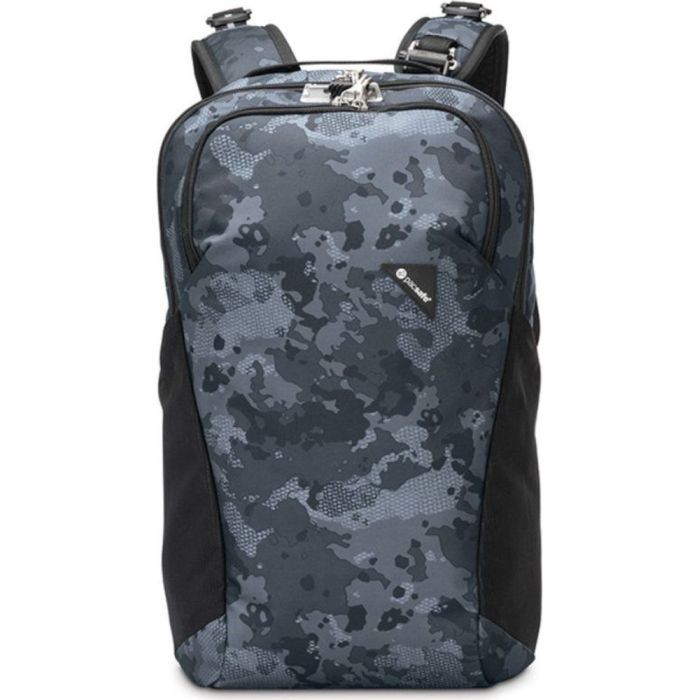 Рюкзак туристический Pacsafe Vibe 20L backpack чорний-камуфляжний Фото