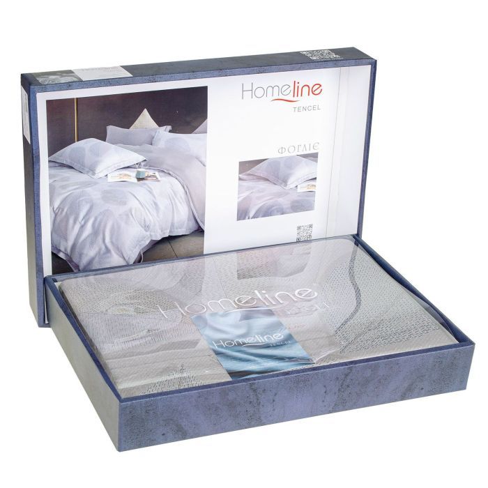 Постельное белье Home Line Сатин Тенсел Фоглие евро Фото