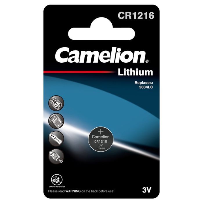 Батарейка Camelion CR 1216 Lithium * 1 Фото