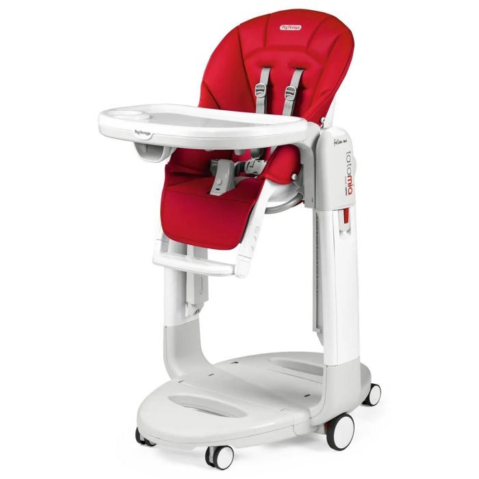 Стульчик для кормления Peg-Perego Tatamia Follow Me Fragola червоний Фото