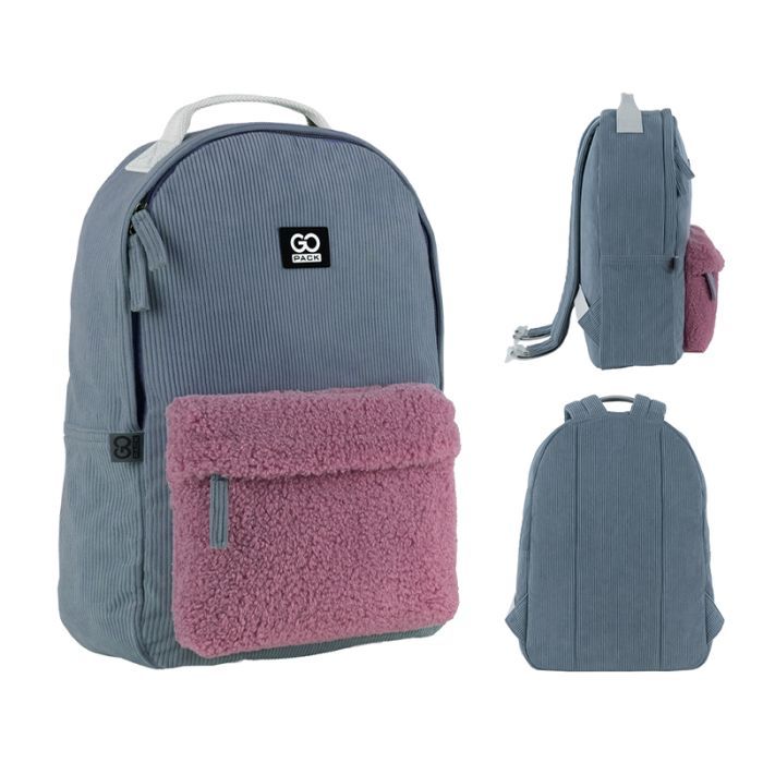 Рюкзак школьный GoPack Education Teens 147 темно-сірий Фото