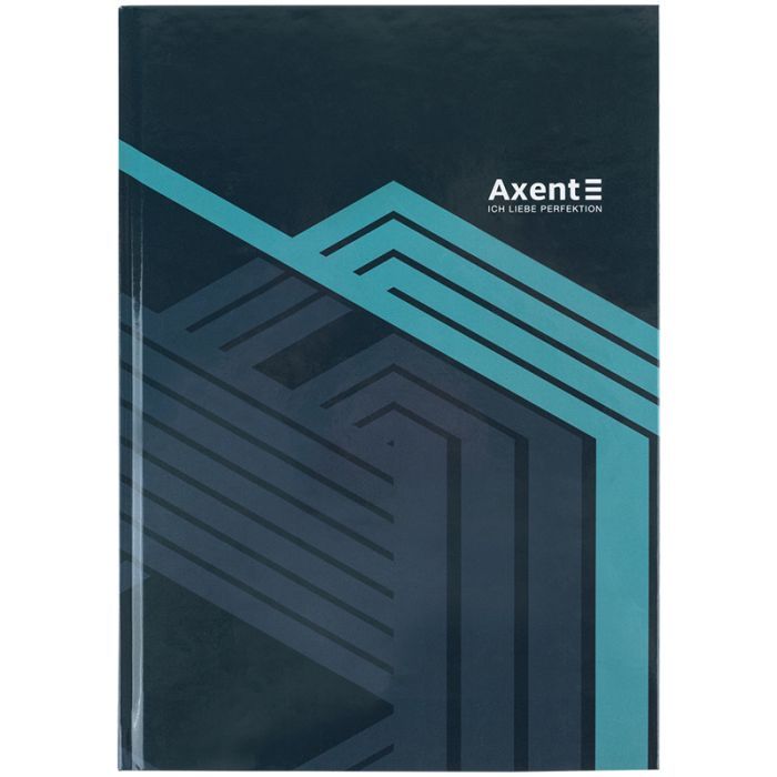 Книга записная Axent Lines А4, 96 аркушів, клітинка, сіра Фото