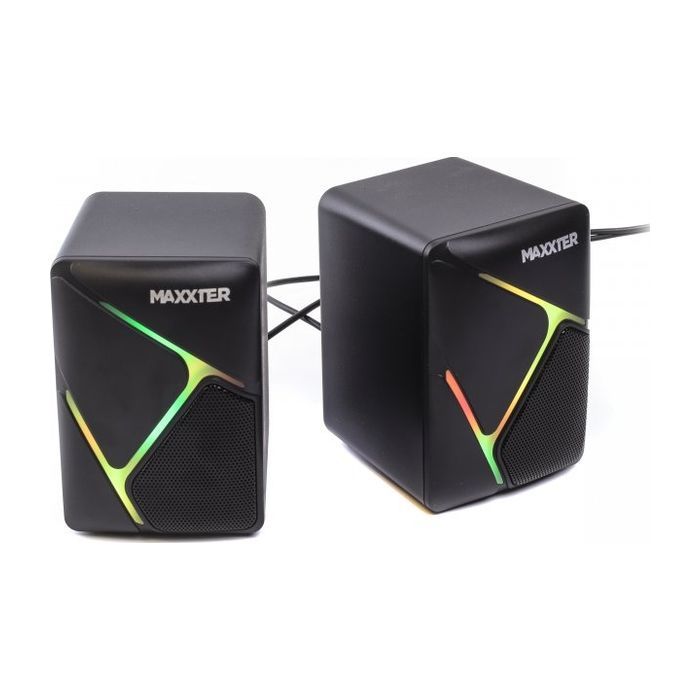 Акустическая система Maxxter CSP-U004RGB USB Black Фото