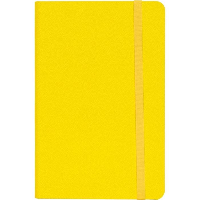 Книга записная Optima Namib А5 128 аркушів клітинка жовтий Фото
