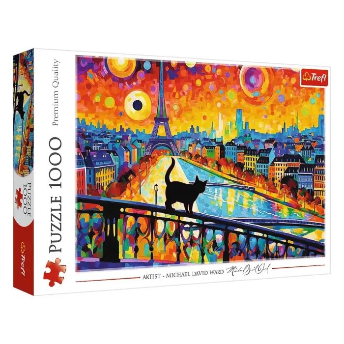 Пазл Trefl Кошка в Париже 1000 элементов Фото