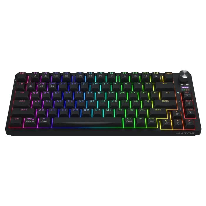 Клавиатура Hator Icefall Pro Wireless/Bluetooth/USB Black Фото