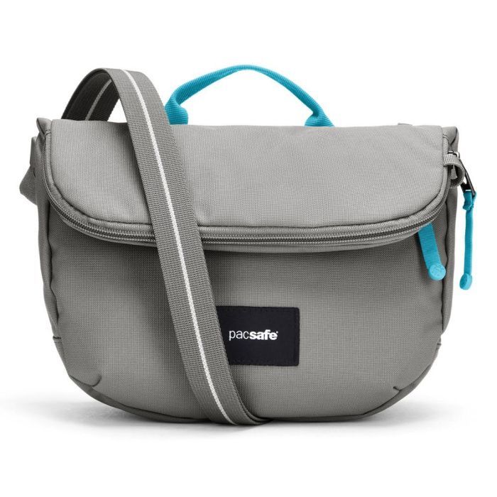 Сумка Pacsafe GO Saddle Crossbody Серая Фото