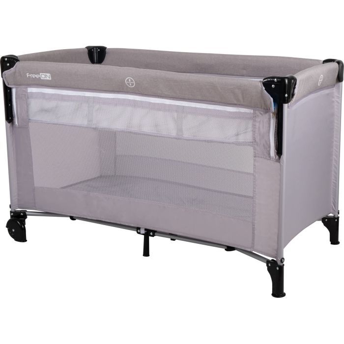 Детский манеж FreeON Bedside з другим ярусом Grey Фото 1