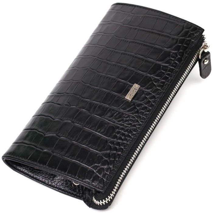 Кошелек Bond Accessories Из натуральной кожи Черная Фото