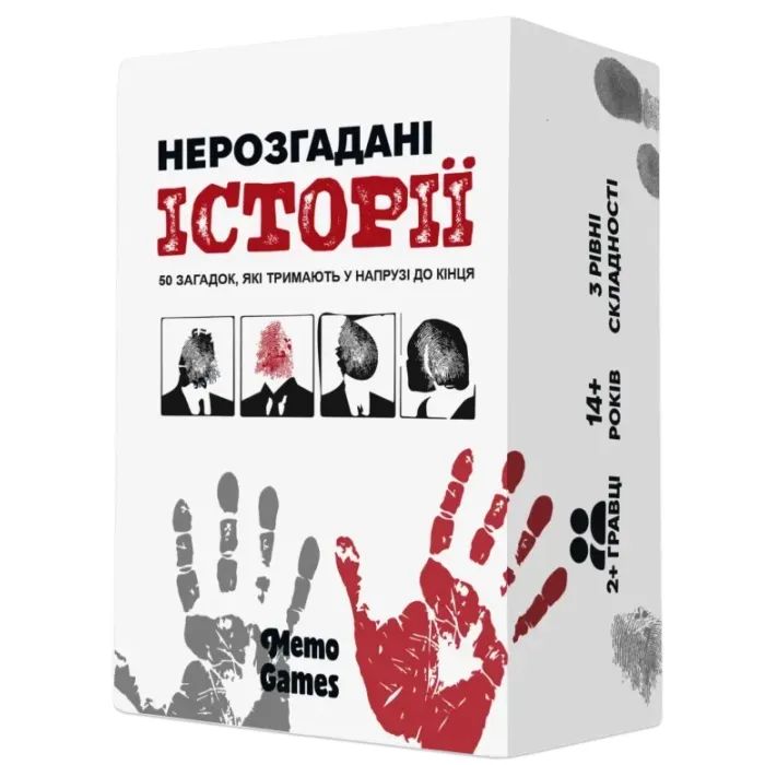 Настольная игра Memo Games Неразгаданные истории (укр.) Фото