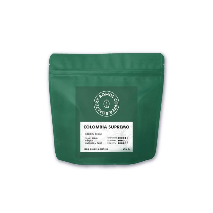 Кофе Romus Roastery Colombia Supremo молотый 250 г Фото