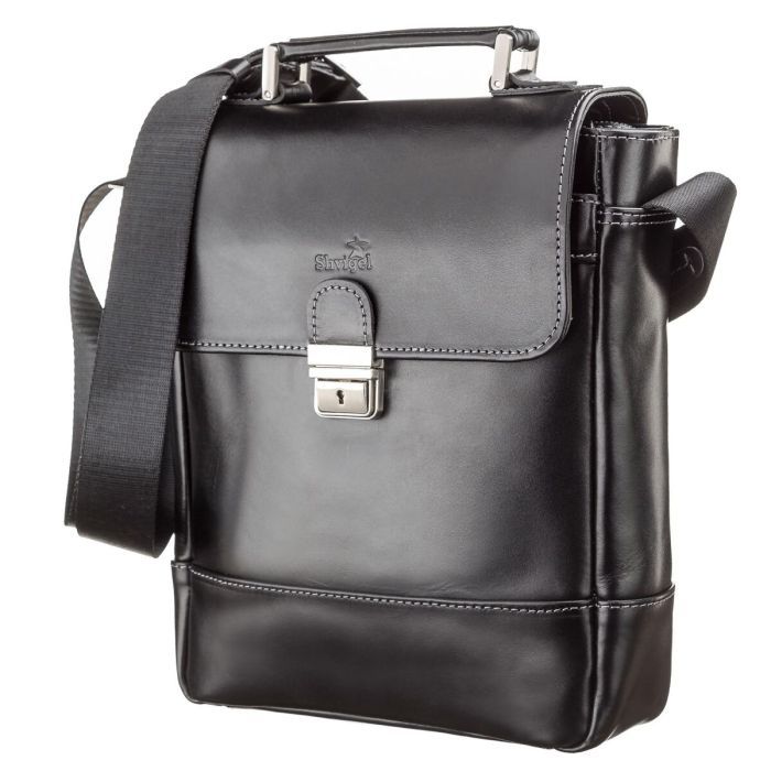 Сумка Shvigel Кожаная Черная Фото