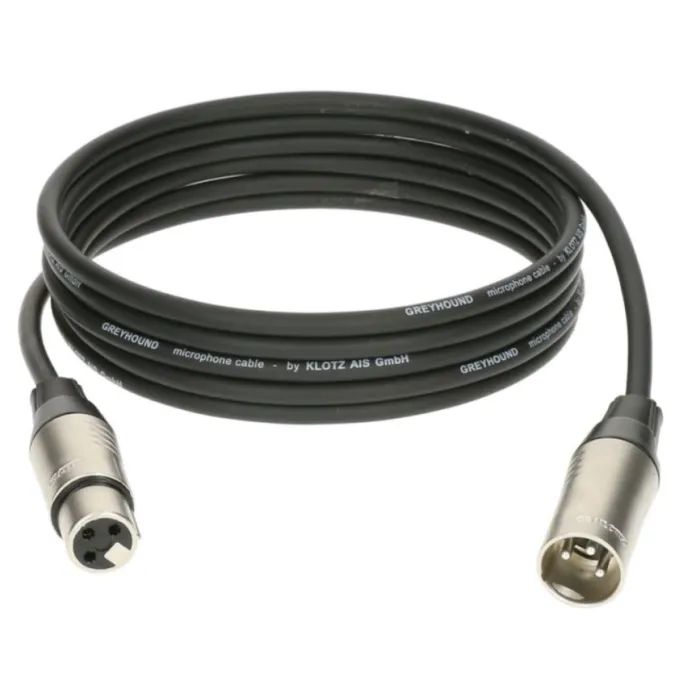 Микрофонный кабель Klotz Greyhound Microphone Сable 3 m Фото