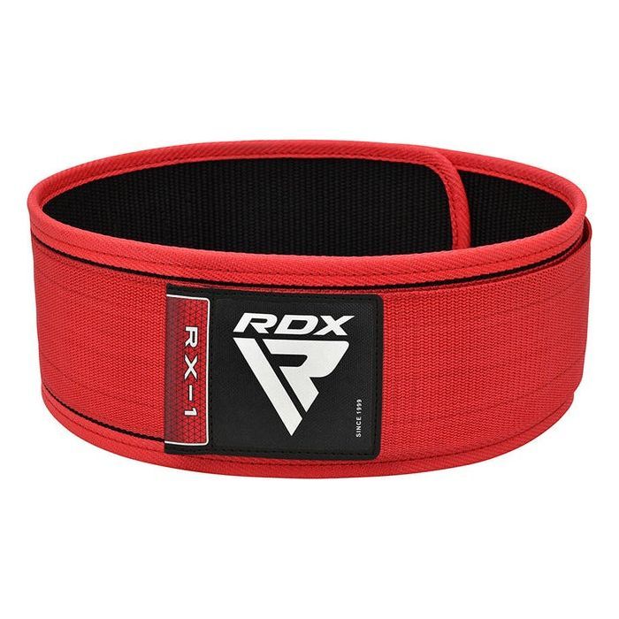 Атлетический пояс RDX RX1 Weight Lifting Belt Red S Фото
