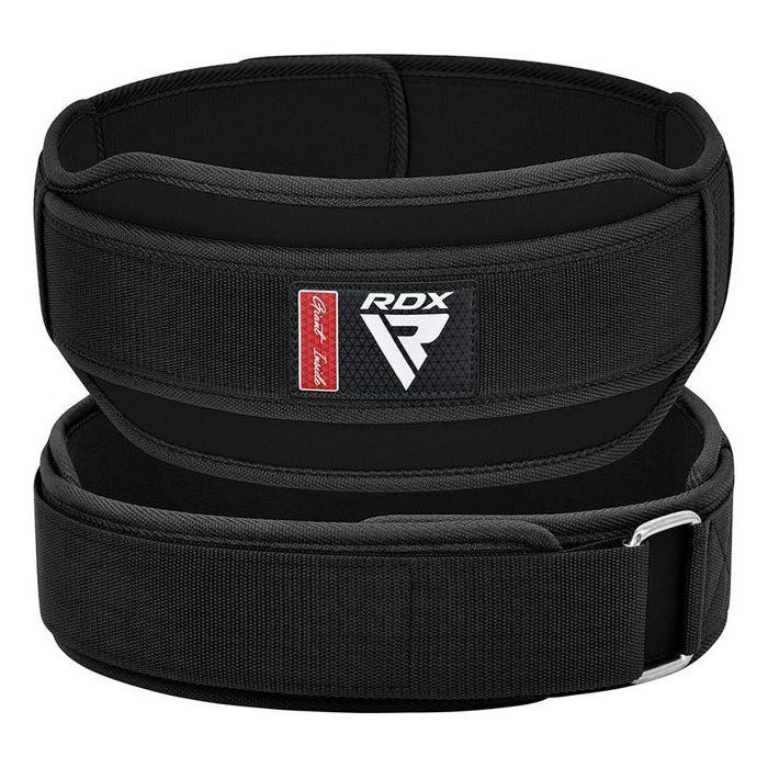 Атлетический пояс RDX RX5 Double Belt неопреновий Black S Фото