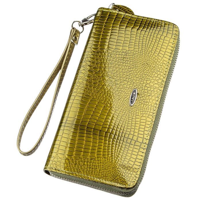 Кошелек Kivi Из экокожи Зеленый Фото