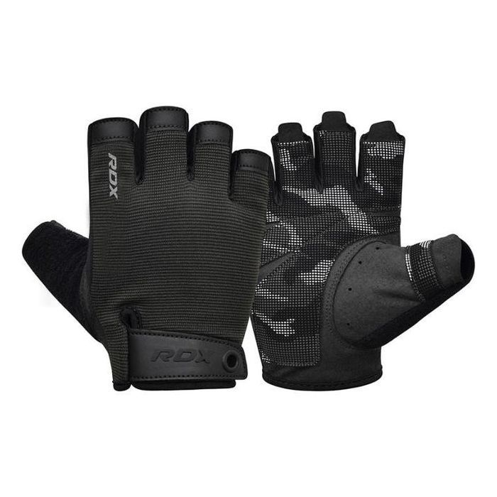 Перчатки для фитнеса RDX T2 Half Black Plus S Фото