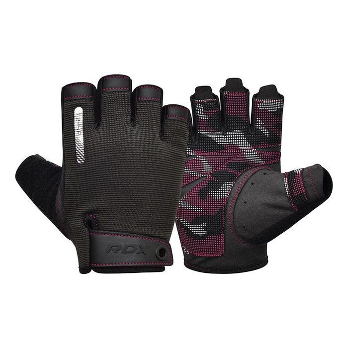 Перчатки для фитнеса RDX T2 Half Pink S Фото