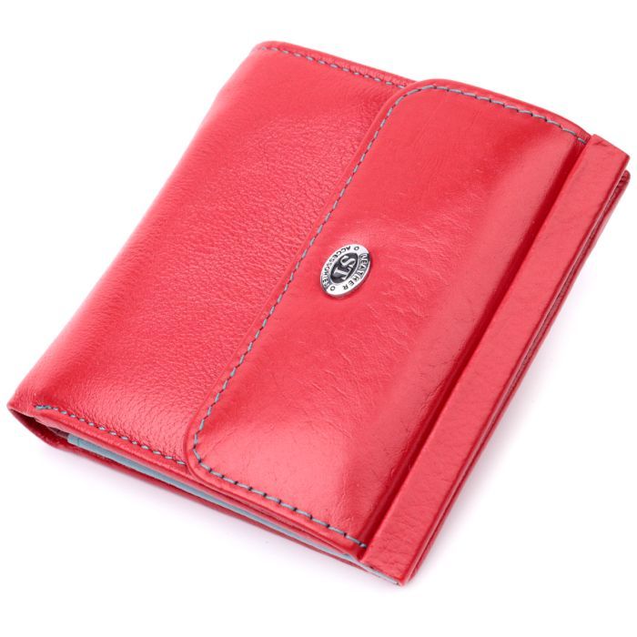 Кошелек ST Leather Из натуральной кожи Красный Фото