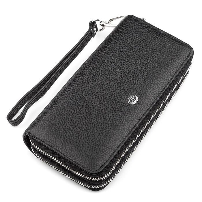 Кошелек ST Leather Чорний Фото