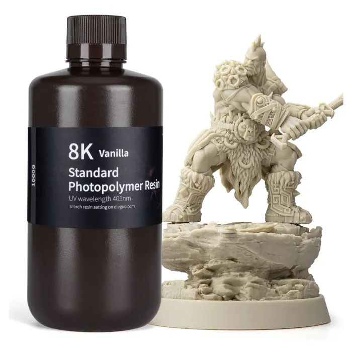 Фотополимерная смола ELEGOO Resin, Standard 8K 1кг, vanilla Фото