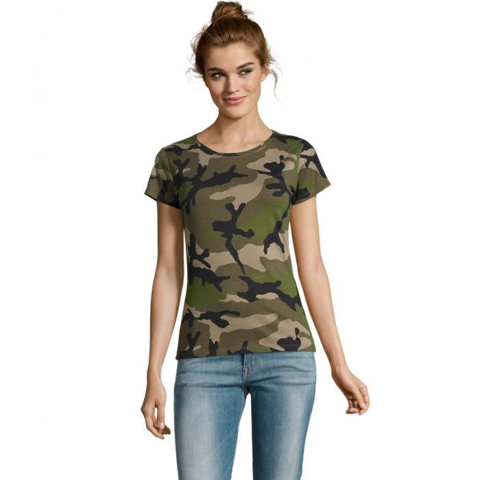 Футболка Sol's Camo women камо M Фото
