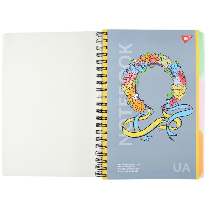 Блокнот Yes А4 Notebook UA 144 аркуша пластикова обкладинка Фото