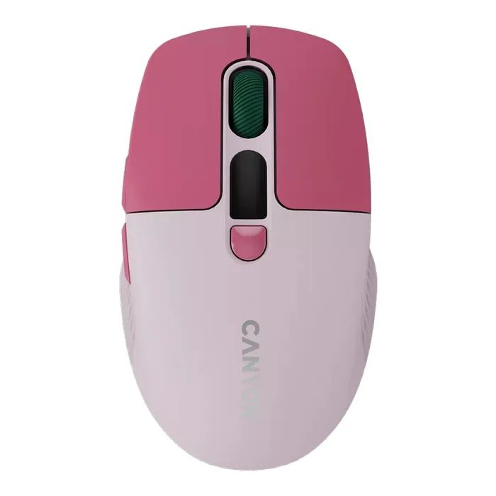 Мышка Canyon MW-26 LCD Silent Wireless/Bluetooth Pink Фото