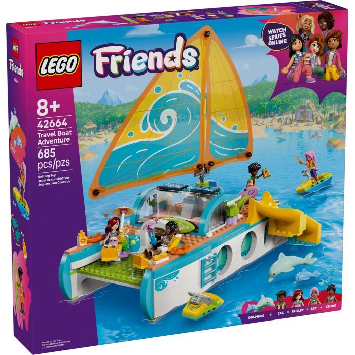Конструктор LEGO Friends Приключения на туристической лодке Фото