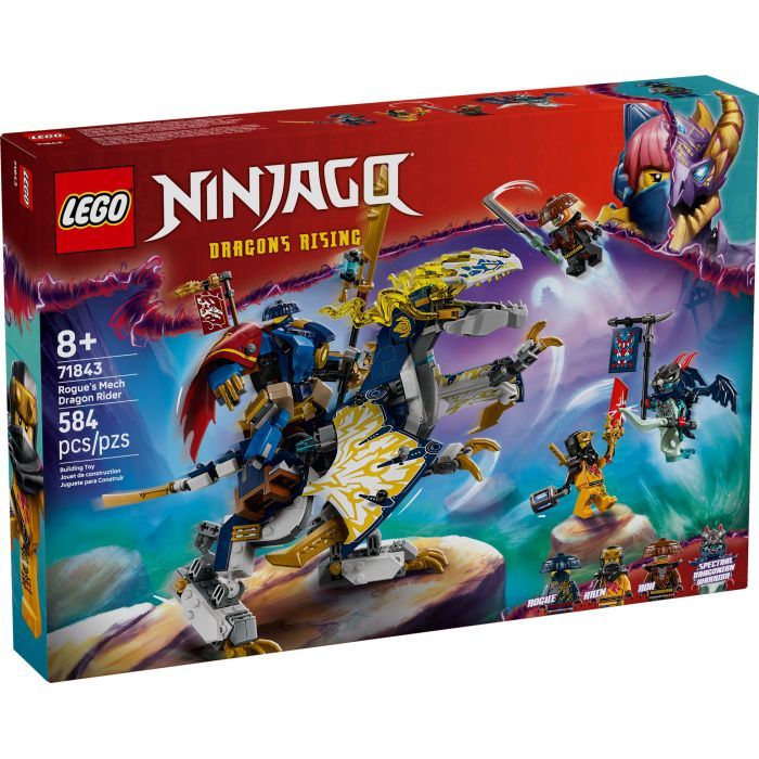 Конструктор LEGO NINJAGO Разбойник: Робот-всадник на драконе Фото