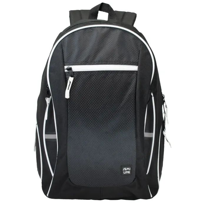 Рюкзак туристический Semi Line 28 Black/White Elements (J4919-1) Фото