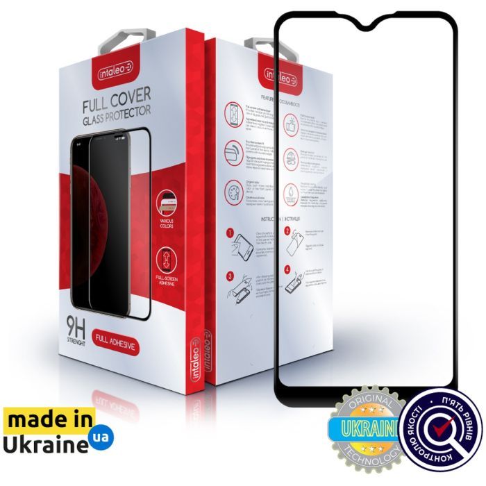 Стекло защитное Intaleo Full Glue Samsung A15 Black Фото