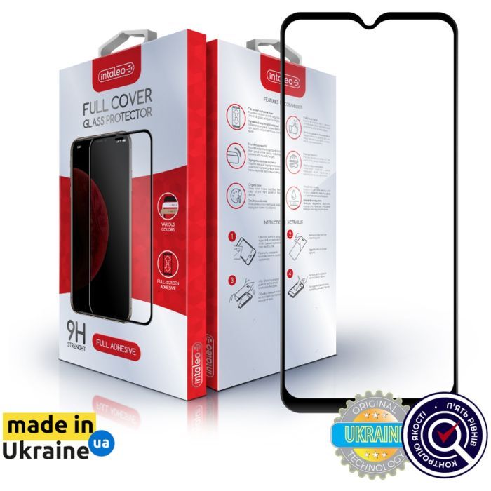 Стекло защитное Intaleo Full Glue Samsung M14 Black Фото
