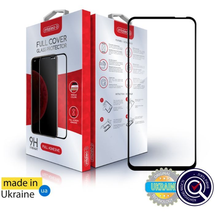 Стекло защитное Intaleo Full Glue Tecno Spark 30C Black Фото
