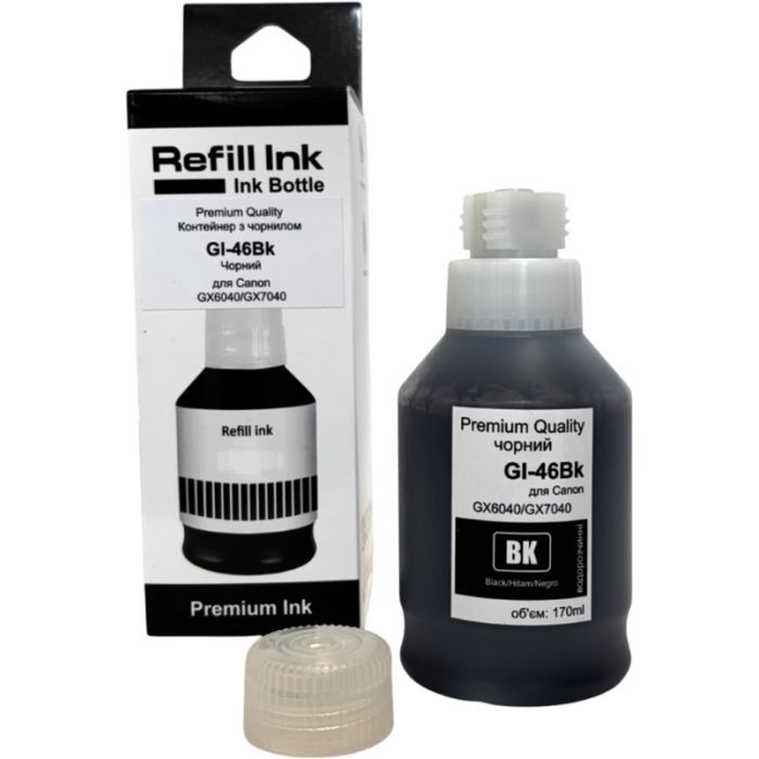 Чернила Premium Quality Canon GI-46 170мл Black SmartFill Фото