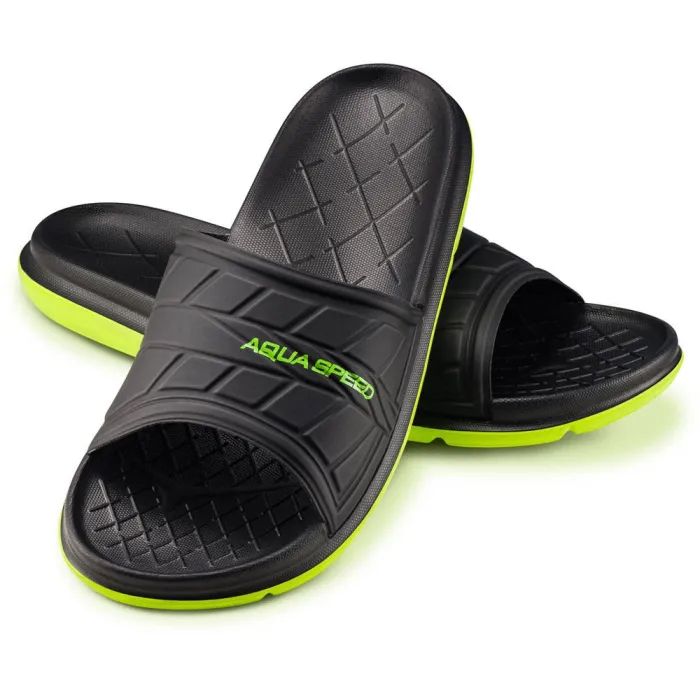 Шлепанцы Aqua Speed Aspen 534-07 чорний, жовтий 40 Фото