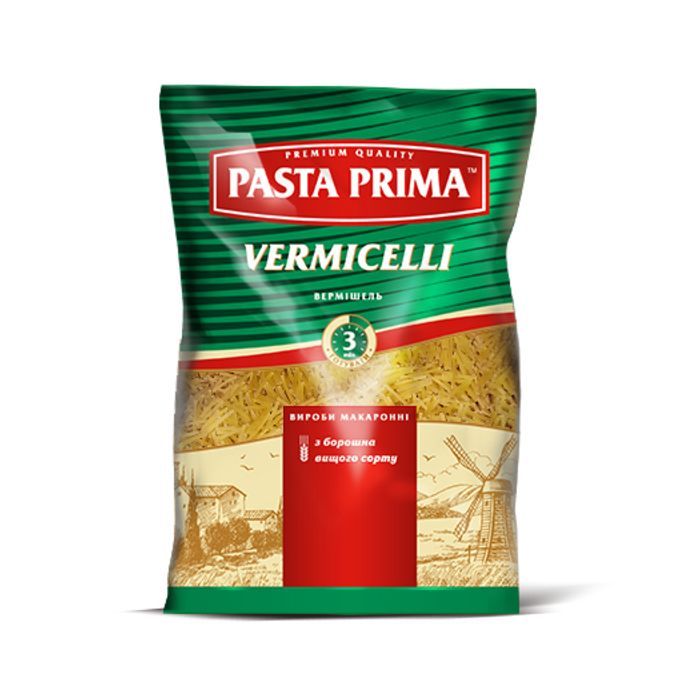 Макароны Pasta Prima Вермишель 750 г Фото
