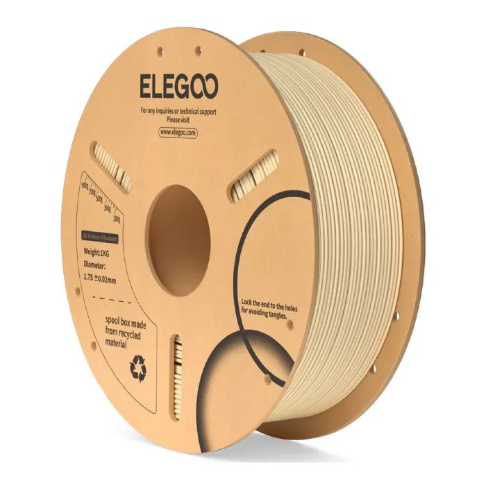 Пластик для 3D-принтера ELEGOO PLA 1кг, 1.75мм, beige Фото