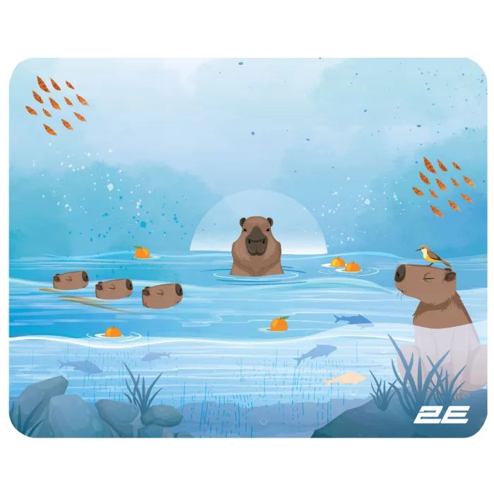 Коврик для мышки 2E Capybarra S Blue Фото