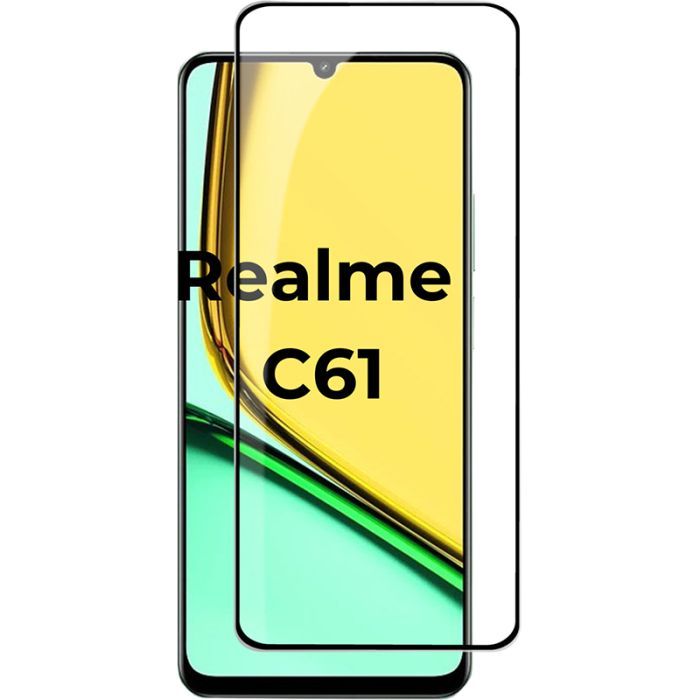Стекло защитное PowerPlant Full screen Realme C61 Фото