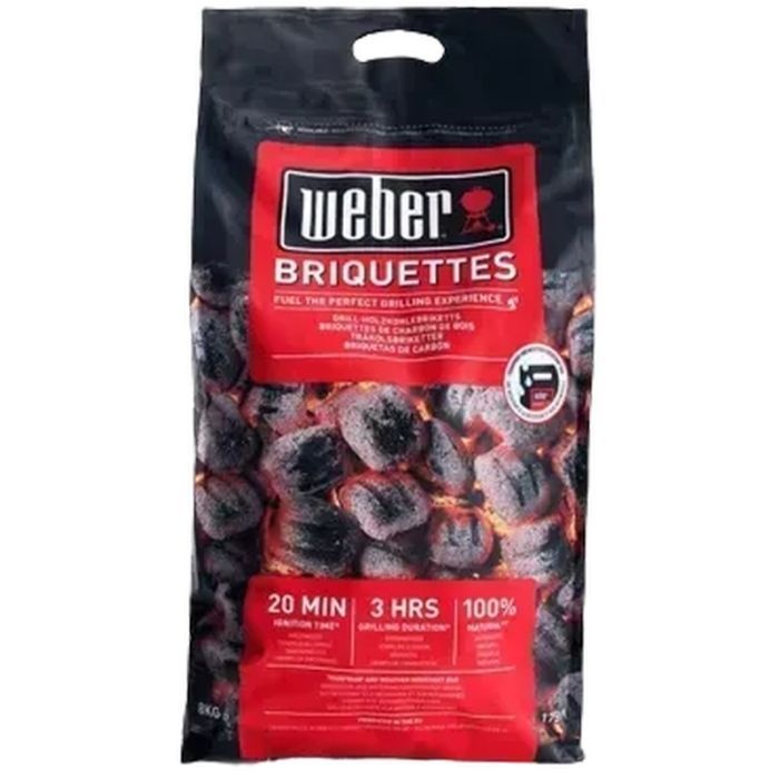 Брикеты Weber вугільні 8кг Фото