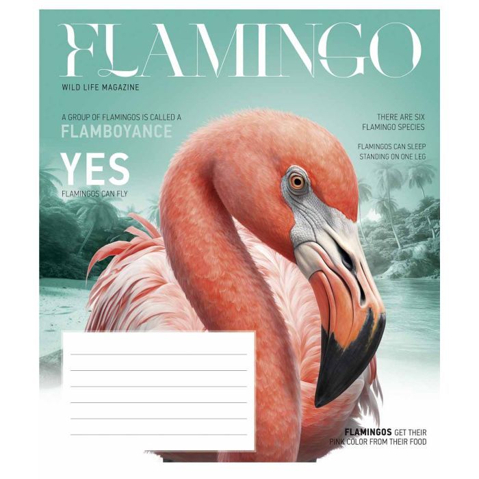 Тетрадь Школярик Fauna magazine 12 листов линия Фото