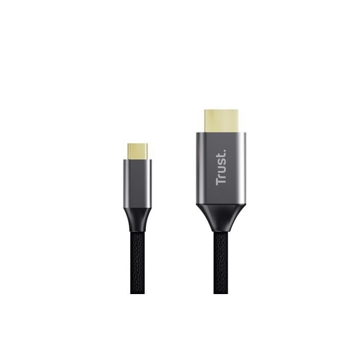 Кабель мультимедийный Trust USB-C to HDMI M 2.0m black Фото