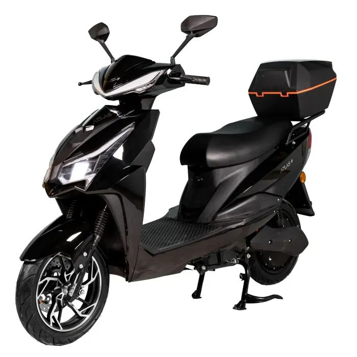 Электроскутер Atlas Spider 2 Box 2000W Plus Black Фото