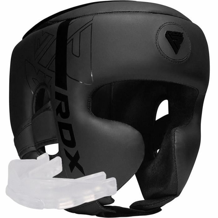 Боксерский шлем RDX F6 Kara Matte Black S Фото