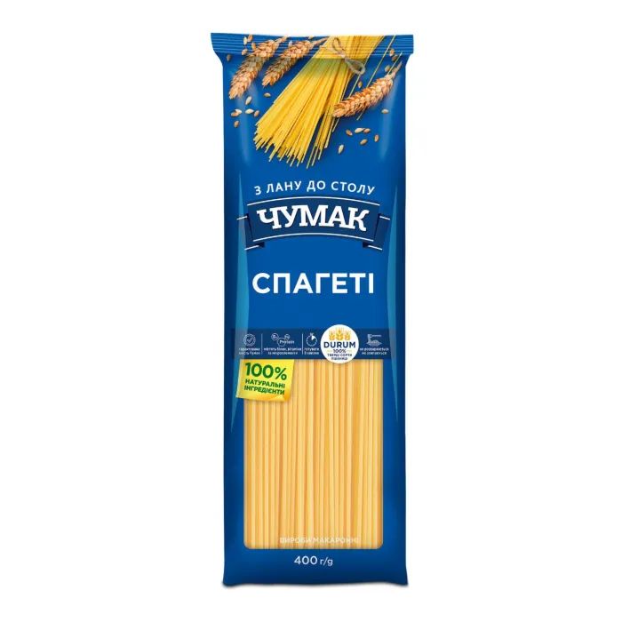 Макароны Чумак Спагетти 400 г Фото