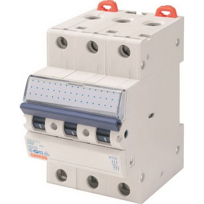 Автоматический выключатель GEWISS 3-п. 63A 6kA С Фото