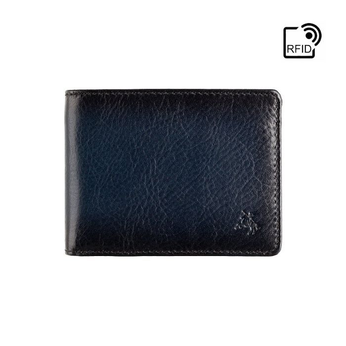 Кошелек Visconti AT63 Roland з RFID Burnish Blue Фото