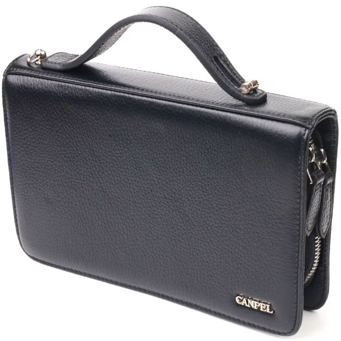 Сумка Canpellini Из натуральной кожи Черная Фото